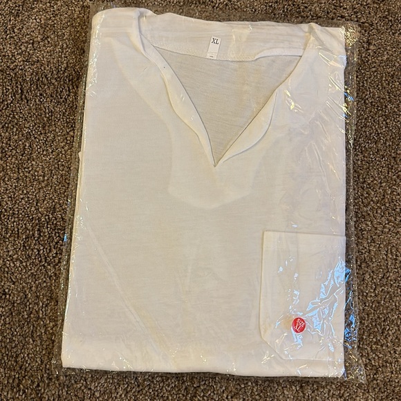 Unisex Grey, Purple, Blue, and White XL short sleeve shirts in package $15 Total - Picture 5 of 5